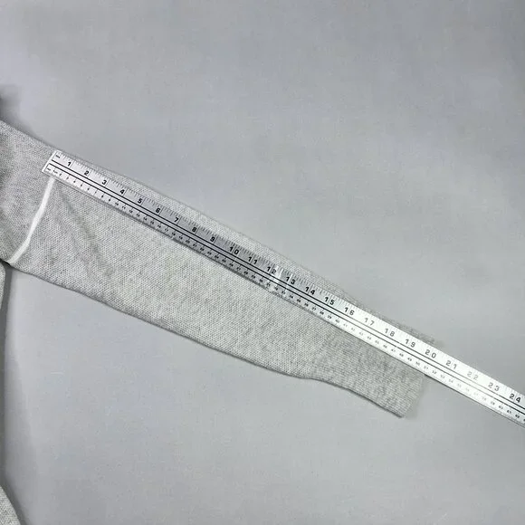 Banana Republic Filpucci Heather Gray Wool-Blend Crewneck Sweater Medium - Picture 5 of 8